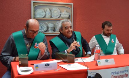 Jurado del III KidsJunior Chef Peñacorada presidido por Ramón Villa de la Academia Leonesa de Gastronomía.